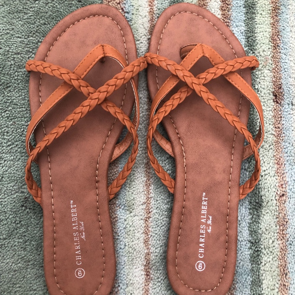 worn once sandals